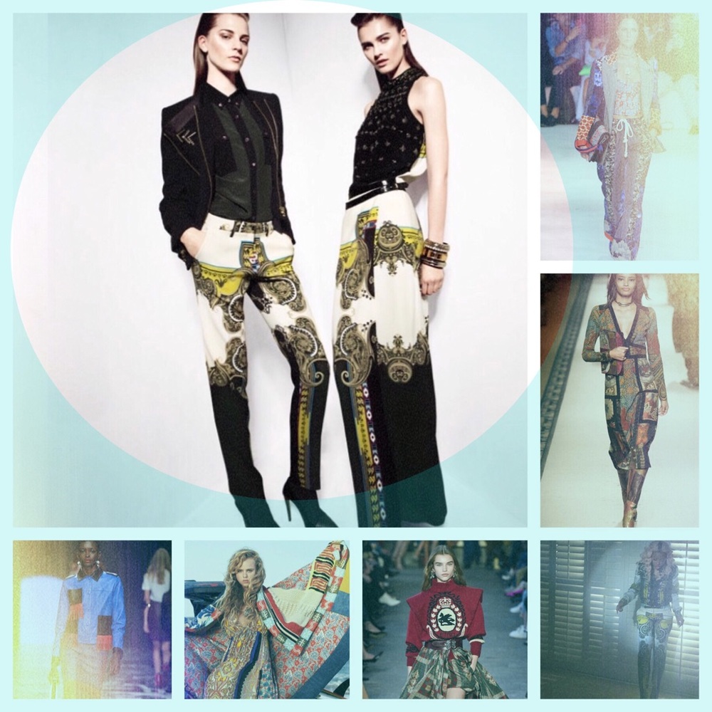 Etro pants seen on Keisha Cole for a music video.